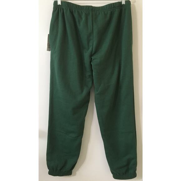 NWT Faded Rose Large Boyfriend Jogger Green Los Angeles Nobby Appliqué - Picture 2 of 7